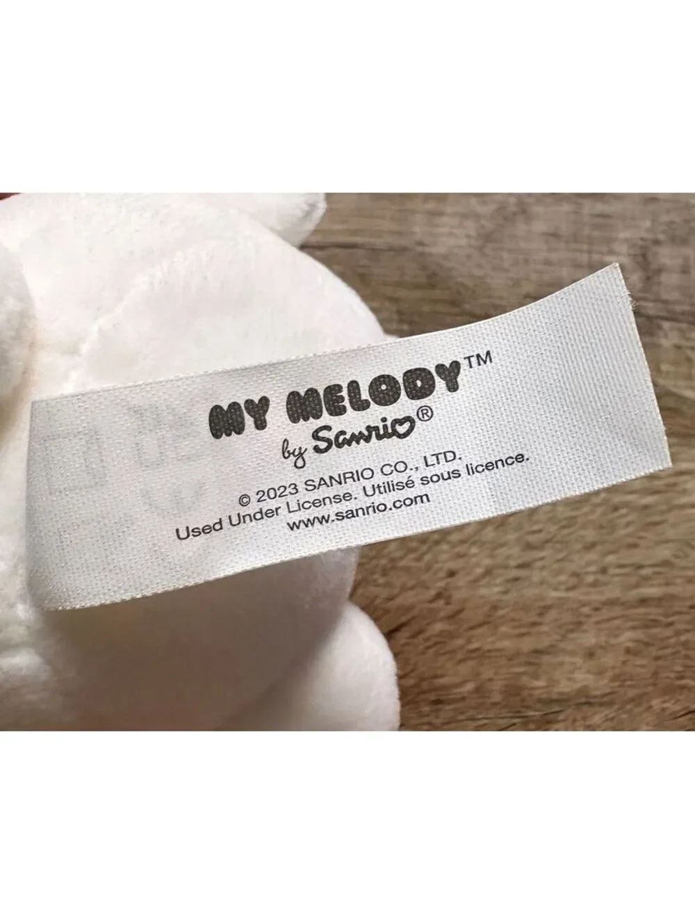 Sanrio My Melody Plush Doll Pink and White Soft Stuffed Toy